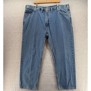 Carhartt Men's Relaxed Fit Blue Denim Jeans Size 48 x 32 Straight‎ Leg Casual